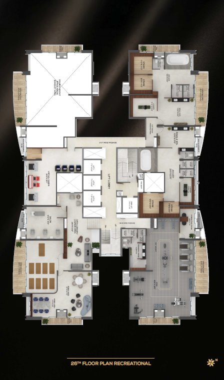 26th Floor Plan — Recreational